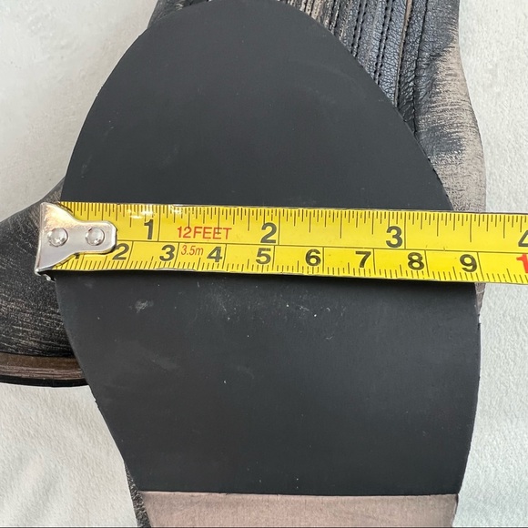 Roan Barcelona Black Buff Scratch Chelsea Boots Size 7 - Picture 14 of 14